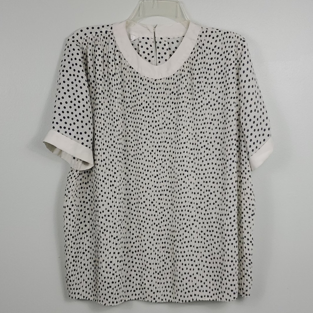 Susan Hutton Vintage Polka-dot Blouse Size 10